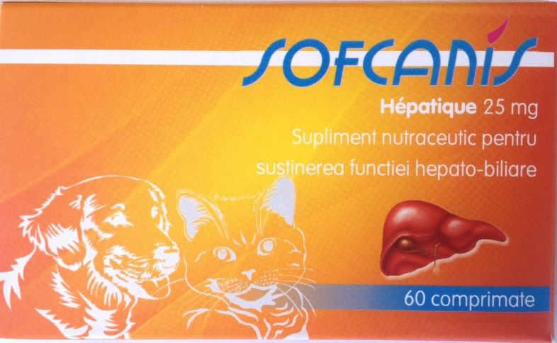Sofcanis Hepatique 25 mg x 60 comprimate