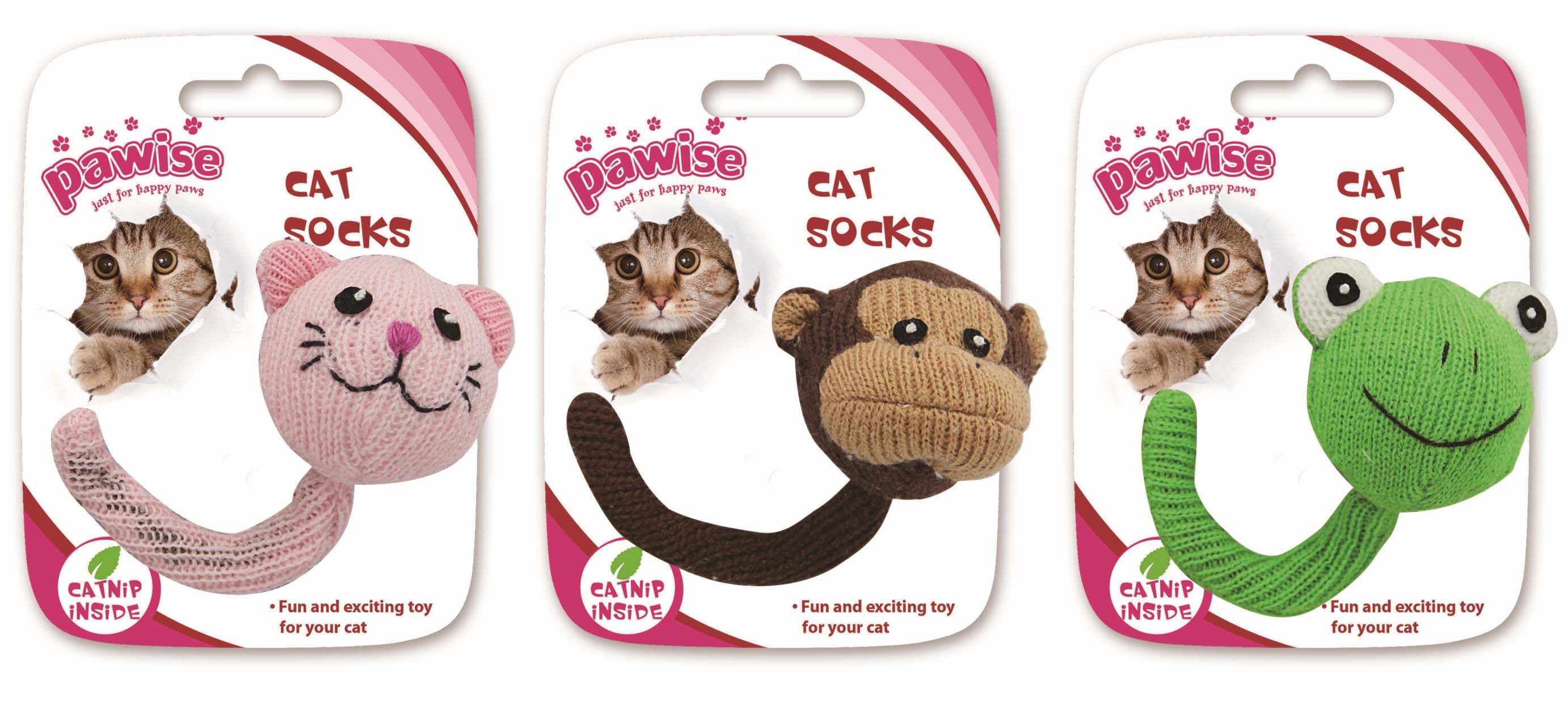 PAWISE Jucărie pentru pisici Cap de Animal cu Iarba Pisicii, diverse modele,12cm