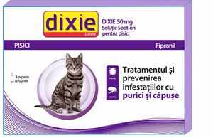 Dixie Spot On Pisica, 1 Pipeta